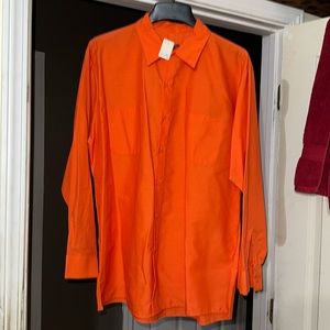 Red kap orange shirt size extra large, new with  tags